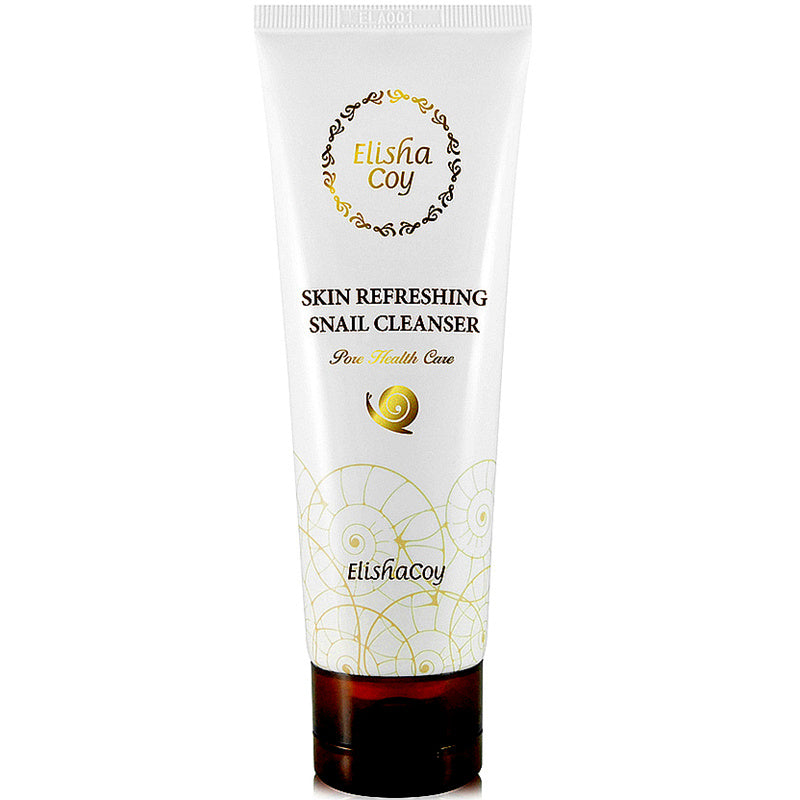 ElishaCoy Skin Refreshing Snail Cleanser mit Schneckenschleim-Extrakt in einer weißen Tube