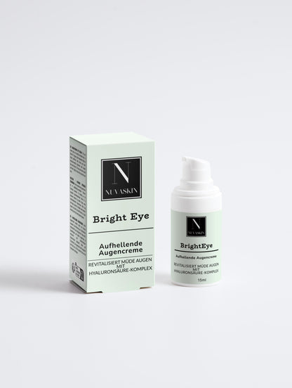 BrightEye - Aufhellende Augencreme mit Hyaluron & Bio-Pflanzenkraft