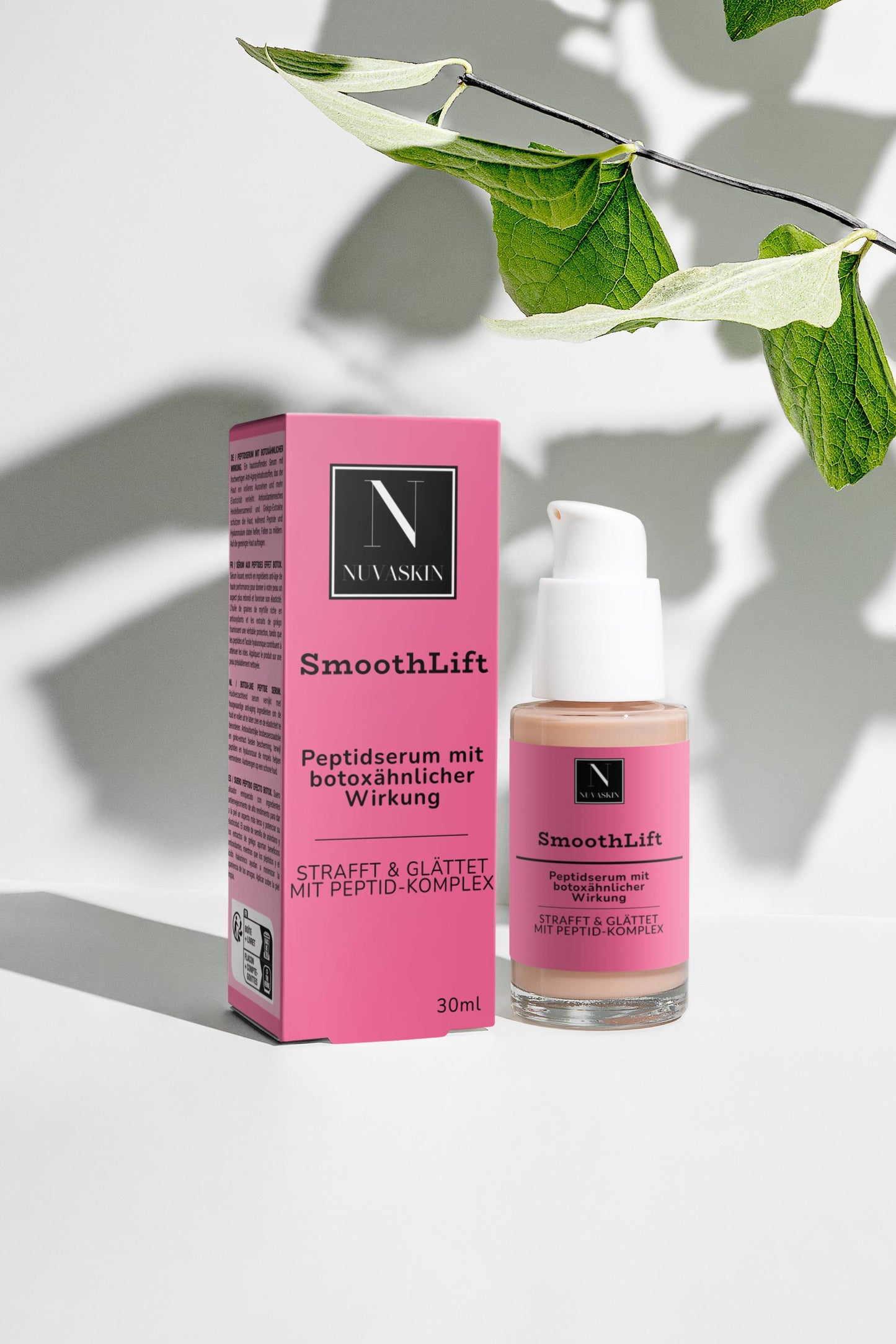 SmoothLift - Straffendes Peptidserum mit botoxähnlicher Wirkung